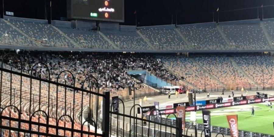 غضب وغياب جماهير الزمالك عن مباراة الاتحاد السكندري، (الصور)