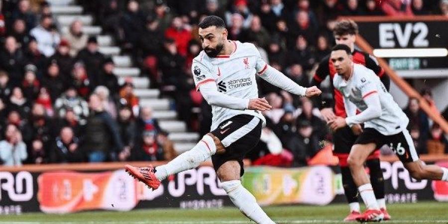 محمد صلاح يسجل الهدف الأول لـ ليفربول في بورنموث من ركلة جزاء