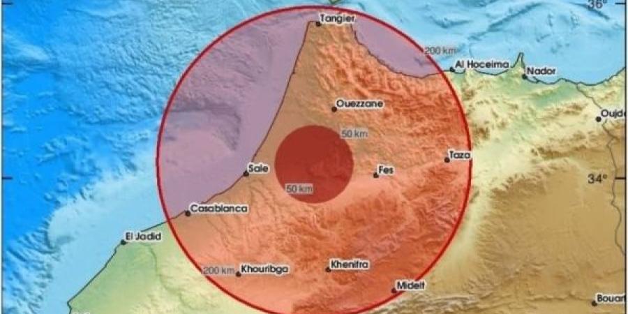 معهد الجيوفيزياء: زلزال بقوة 5.4 ضرب شمال المغرب