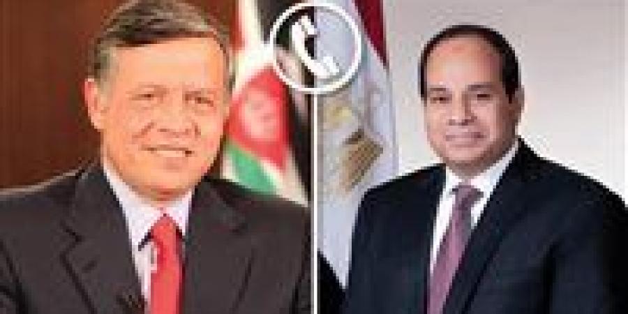 الرئيس
      السيسي
      وملك
      الأردن
      يؤكدان
      رفض
      التهجير
      والحرص
      على
      التعاون
      مع
      ترامب
      لإحلال
      السلام