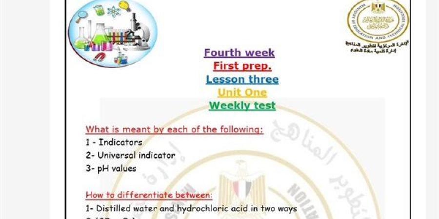 مراجعات
      نهائية..
      تقييمات
      الأسبوع
      الرابع
      العلوم
      Science
      لـ
      الصف
      الأول
      الإعدادي