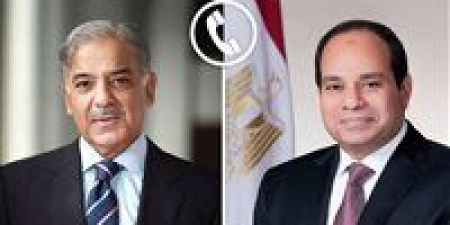 الرئيس
      السيسي
      يتلقى
      اتصالا
      هاتفيا
      من
      رئيس
      الوزراء
      الباكستاني
      شهباز
      شريف